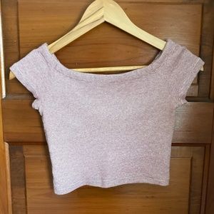 Zara Small Red and White Crop Top